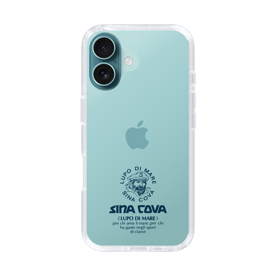 Slim Protection Case［ SINA COVA - Logo - Navy ］