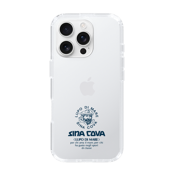 Slim Protection Case［ SINA COVA - Logo - Navy ］