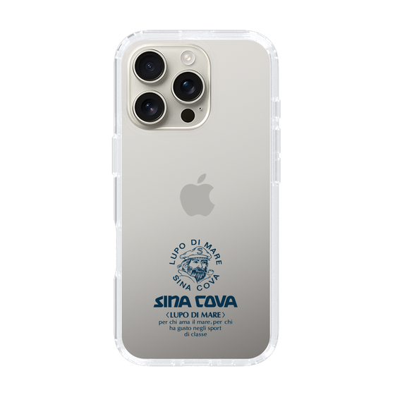 Slim Protection Case［ SINA COVA - Logo - Navy ］