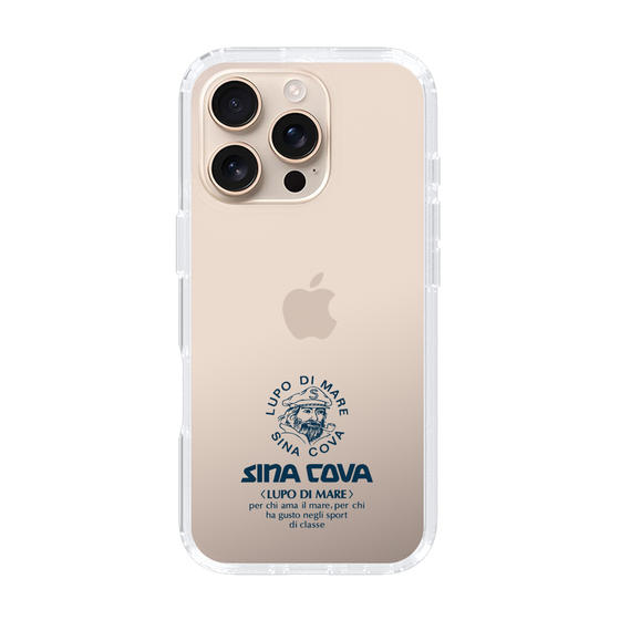Slim Protection Case［ SINA COVA - Logo - Navy ］