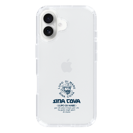 Slim Protection Case［ SINA COVA - Logo - Navy ］