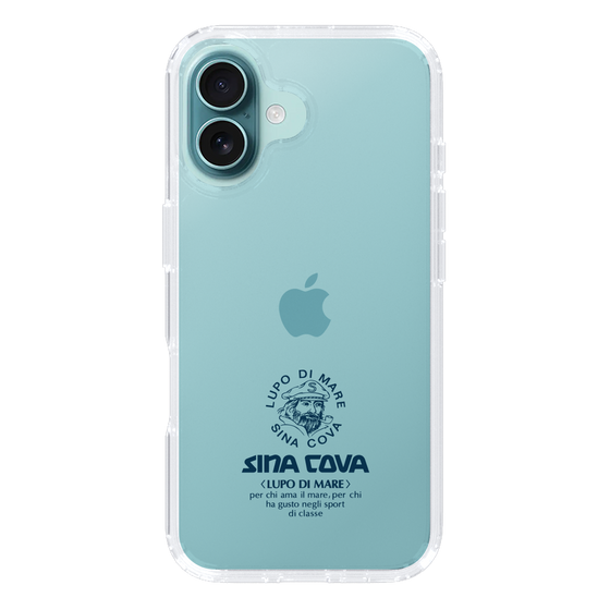 Slim Protection Case［ SINA COVA - Logo - Navy ］