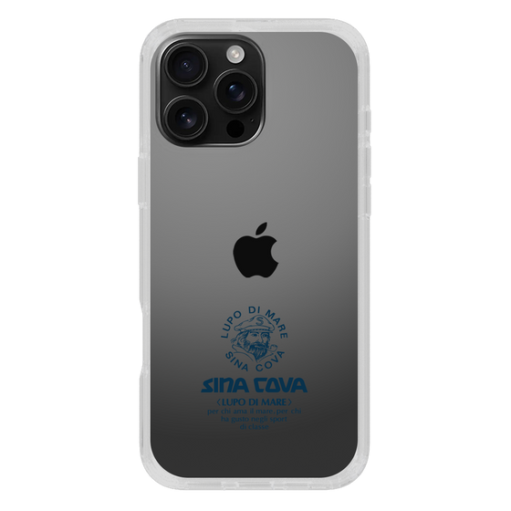 Slim Protection Case［ SINA COVA - Logo - Navy ］