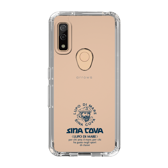 Slim Protection Case［ SINA COVA - Logo - Navy ］