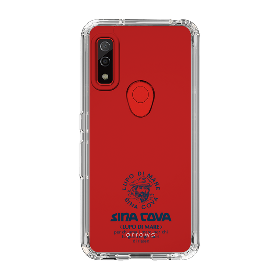 Slim Protection Case［ SINA COVA - Logo - Navy ］