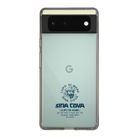 Slim Protection Case［ SINA COVA - Logo - Navy ］