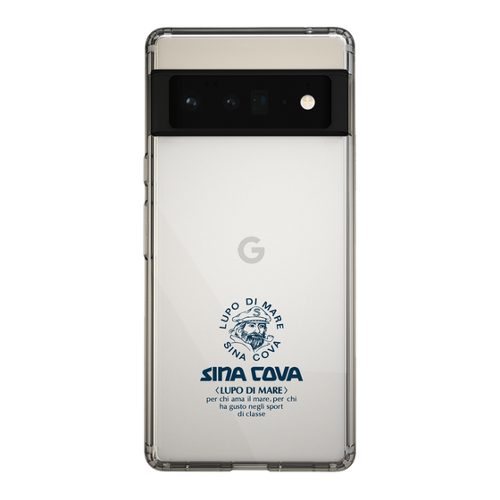 Slim Protection Case［ SINA COVA - Logo - Navy ］