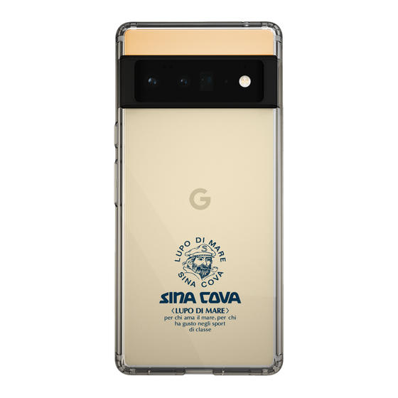 Slim Protection Case［ SINA COVA - Logo - Navy ］
