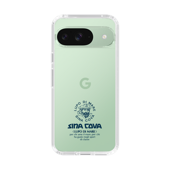 Slim Protection Case［ SINA COVA - Logo - Navy ］