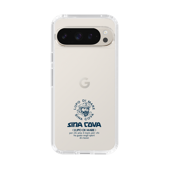 Slim Protection Case［ SINA COVA - Logo - Navy ］