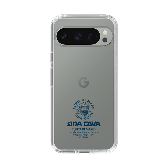 Slim Protection Case［ SINA COVA - Logo - Navy ］