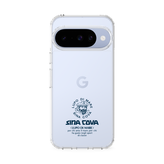 Slim Protection Case［ SINA COVA - Logo - Navy ］