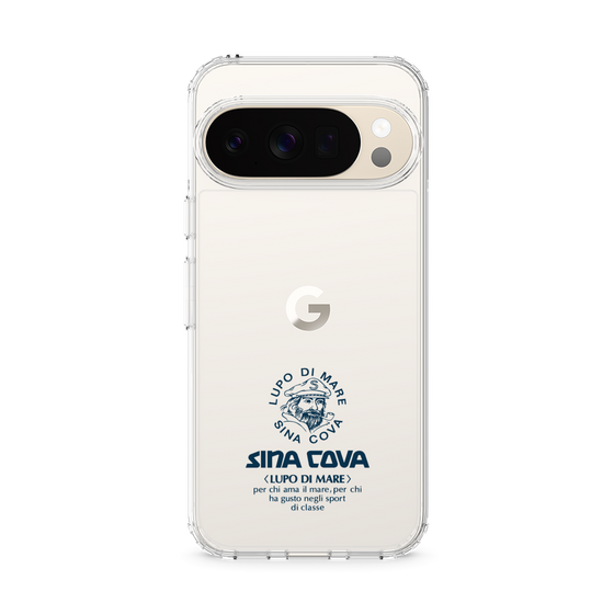 Slim Protection Case［ SINA COVA - Logo - Navy ］