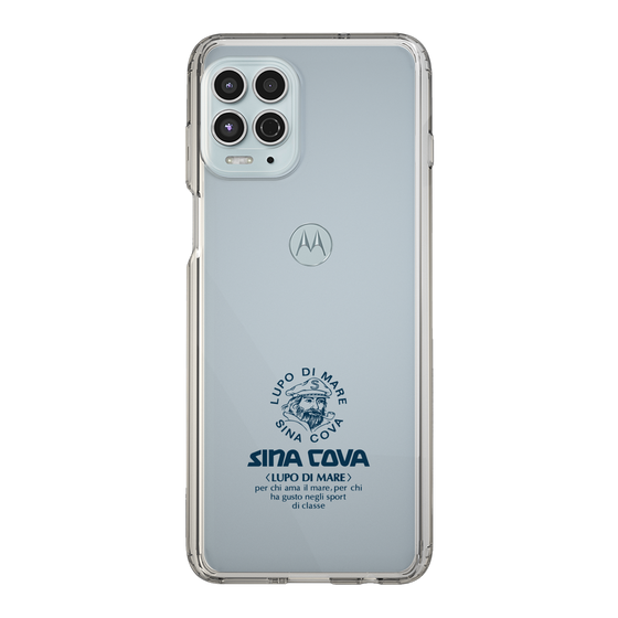 Slim Protection Case［ SINA COVA - Logo - Navy ］