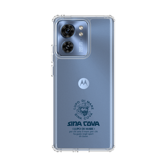 Slim Protection Case［ SINA COVA - Logo - Navy ］