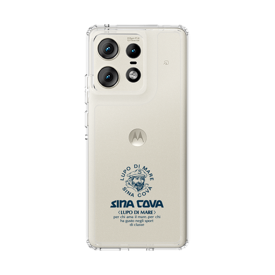 Slim Protection Case［ SINA COVA - Logo - Navy ］