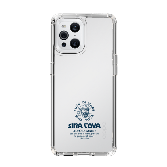 Slim Protection Case［ SINA COVA - Logo - Navy ］
