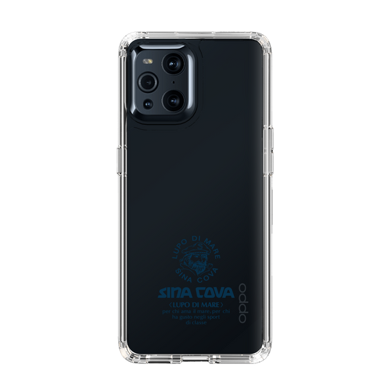 Slim Protection Case［ SINA COVA - Logo - Navy ］