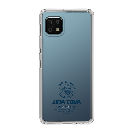 Slim Protection Case［ SINA COVA - Logo - Navy ］