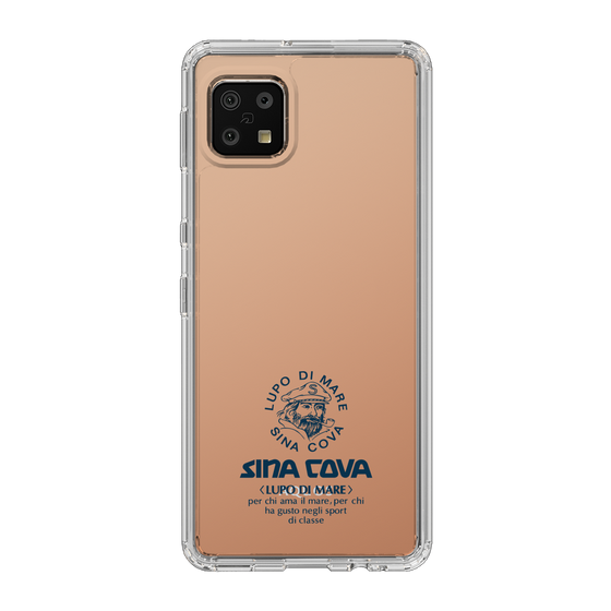 Slim Protection Case［ SINA COVA - Logo - Navy ］