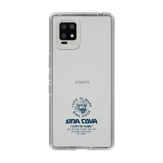 Slim Protection Case［ SINA COVA - Logo - Navy ］