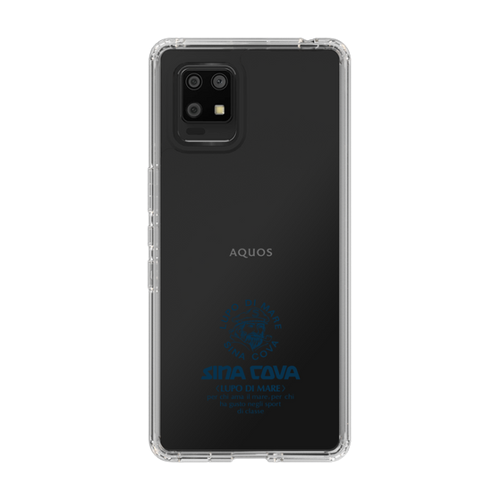 Slim Protection Case［ SINA COVA - Logo - Navy ］