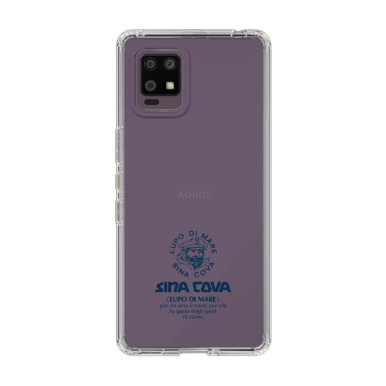 Slim Protection Case［ SINA COVA - Logo - Navy ］
