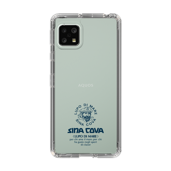 Slim Protection Case［ SINA COVA - Logo - Navy ］