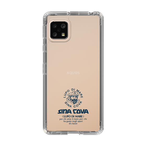 Slim Protection Case［ SINA COVA - Logo - Navy ］