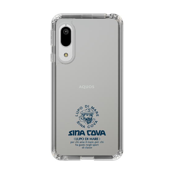 Slim Protection Case［ SINA COVA - Logo - Navy ］
