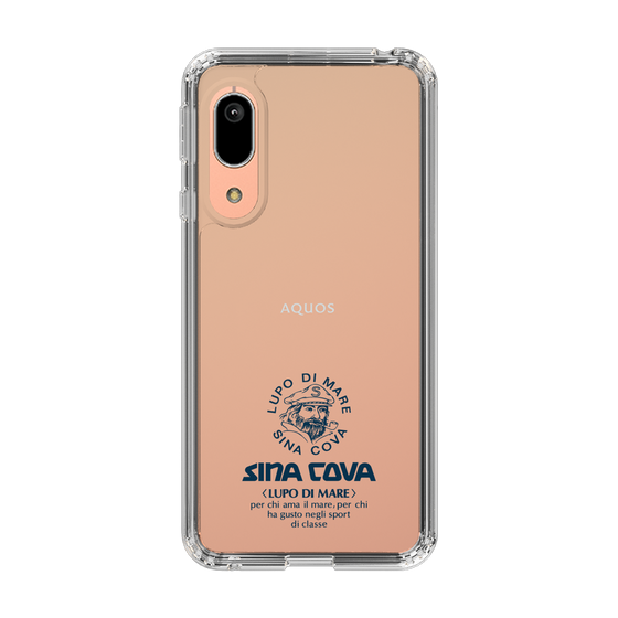 Slim Protection Case［ SINA COVA - Logo - Navy ］