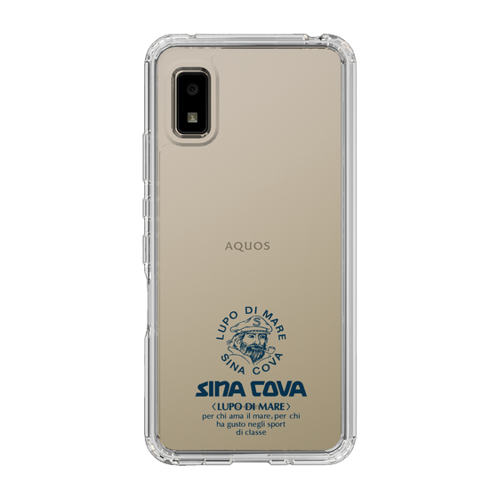 Slim Protection Case［ SINA COVA - Logo - Navy ］