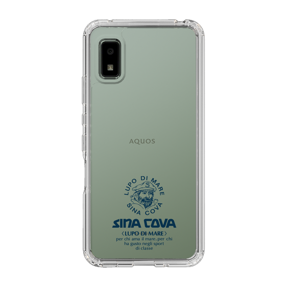 Slim Protection Case［ SINA COVA - Logo - Navy ］