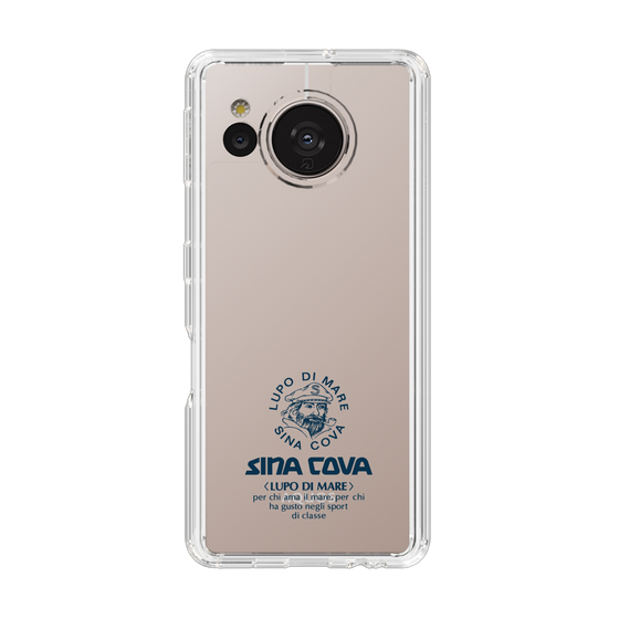 Slim Protection Case［ SINA COVA - Logo - Navy ］