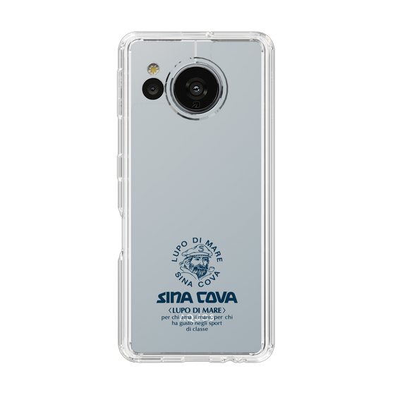 Slim Protection Case［ SINA COVA - Logo - Navy ］