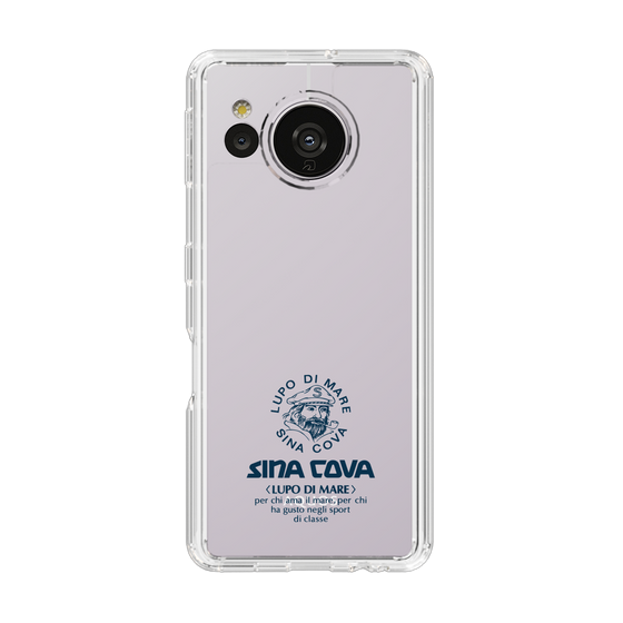 Slim Protection Case［ SINA COVA - Logo - Navy ］