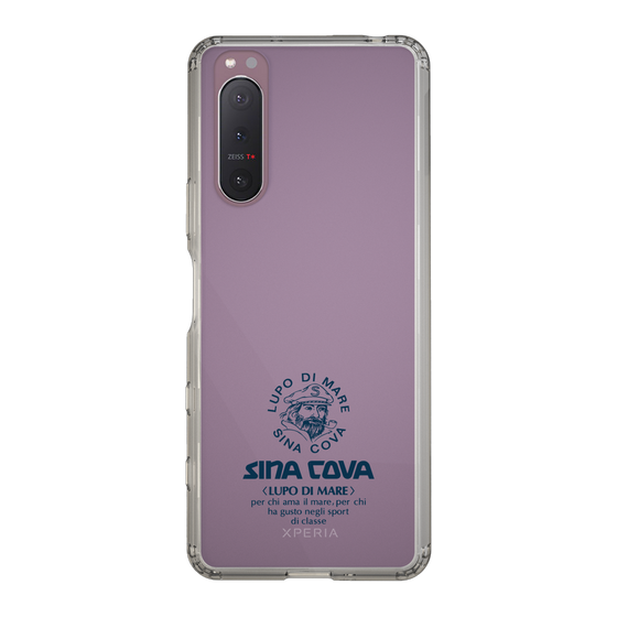 Slim Protection Case［ SINA COVA - Logo - Navy ］