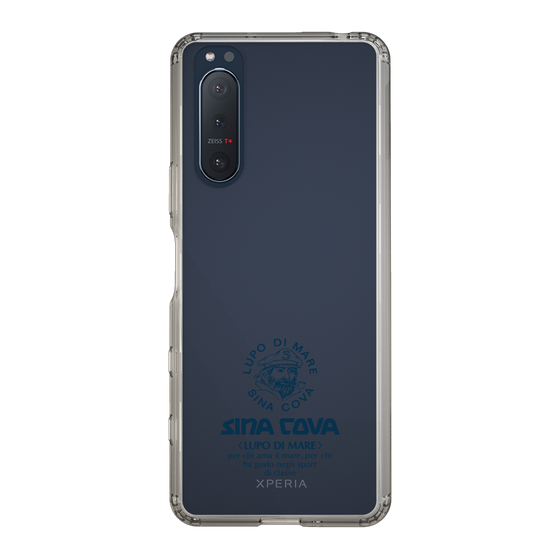 Slim Protection Case［ SINA COVA - Logo - Navy ］
