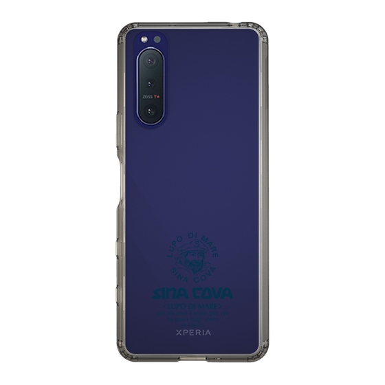 Slim Protection Case［ SINA COVA - Logo - Navy ］