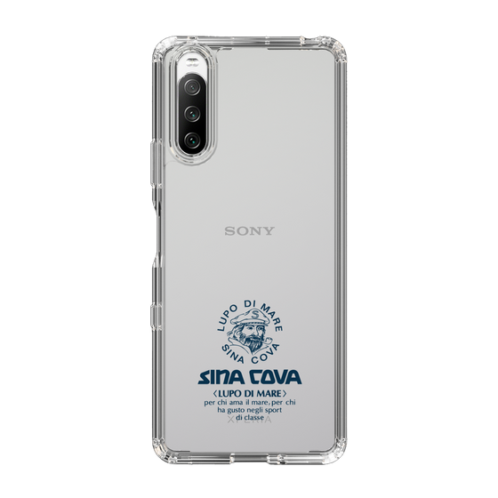 Slim Protection Case［ SINA COVA - Logo - Navy ］