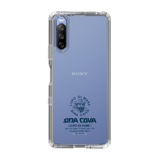 Slim Protection Case［ SINA COVA - Logo - Navy ］