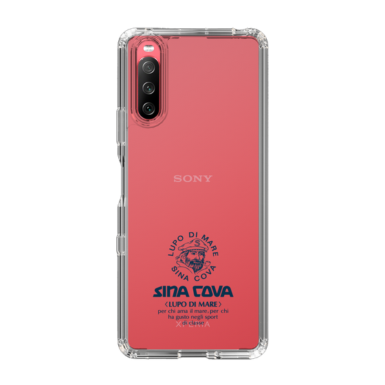 Slim Protection Case［ SINA COVA - Logo - Navy ］