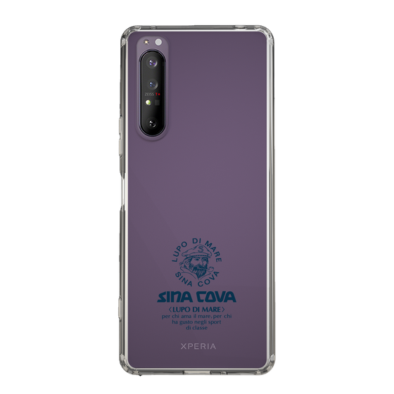 Slim Protection Case［ SINA COVA - Logo - Navy ］