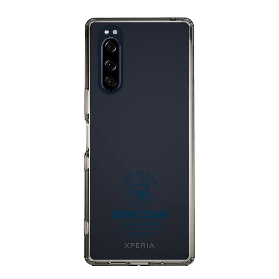 Slim Protection Case［ SINA COVA - Logo - Navy ］