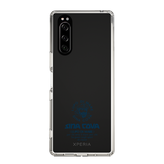 Slim Protection Case［ SINA COVA - Logo - Navy ］