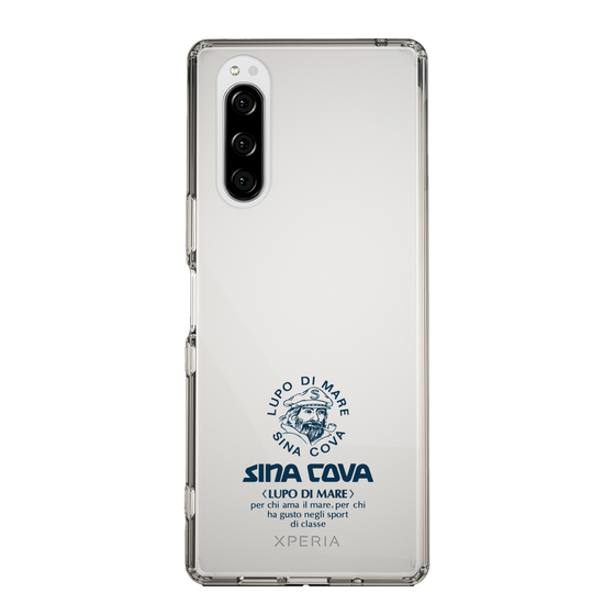 Slim Protection Case［ SINA COVA - Logo - Navy ］