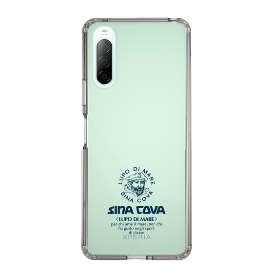 Slim Protection Case［ SINA COVA - Logo - Navy ］