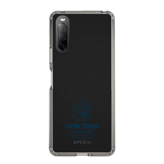 Slim Protection Case［ SINA COVA - Logo - Navy ］