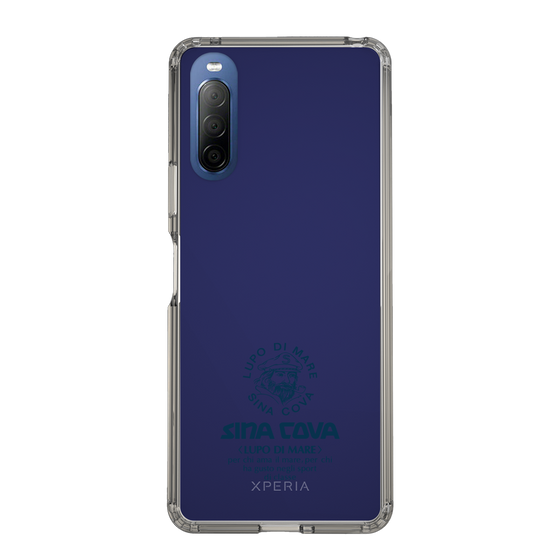 Slim Protection Case［ SINA COVA - Logo - Navy ］