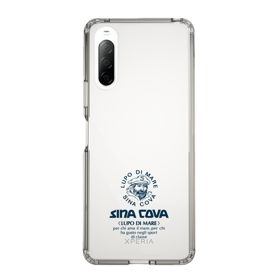 Slim Protection Case［ SINA COVA - Logo - Navy ］